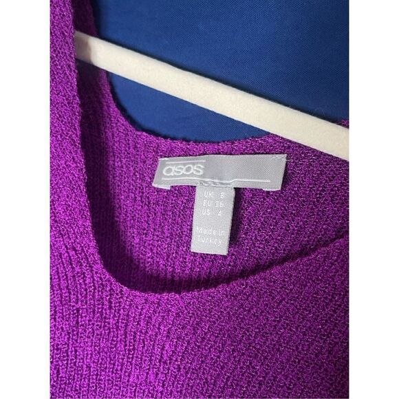 ASOS One-Sleeve sweater Fuschia S - Picture 4 of 6